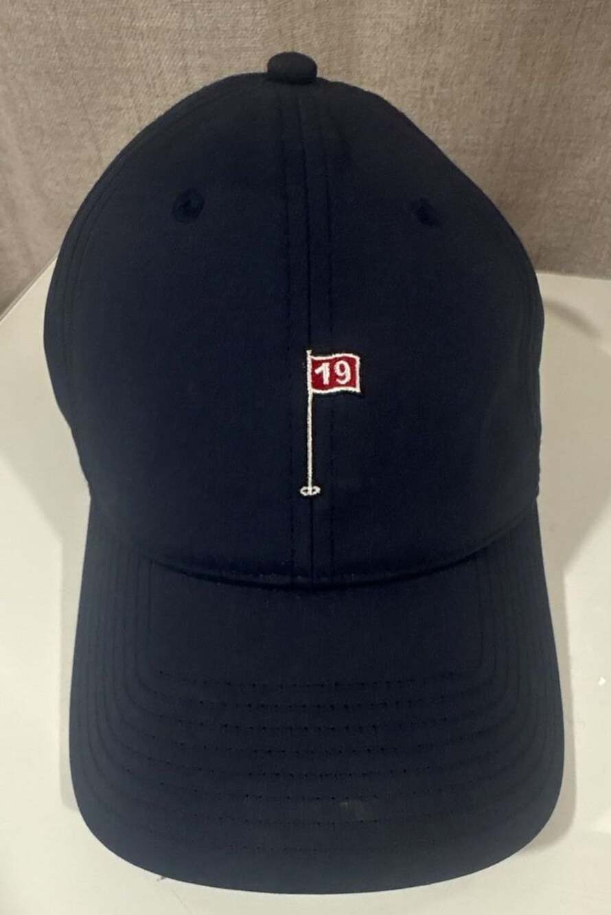 FootJoy 19th Hole Golf Hat Navy Blue Adjustable Strapback